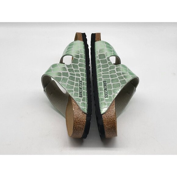 Birkenstock Arizona Women’s Gator Gleam Two-Strap Comfort Sandal Size 6 - Picture 5 of 11